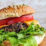 vegan mushroom burger